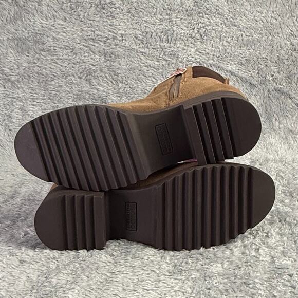 Blondo Coppa Waterproof Ankle Boot Brown Suede Women's Size 8 - Picture 7 of 8